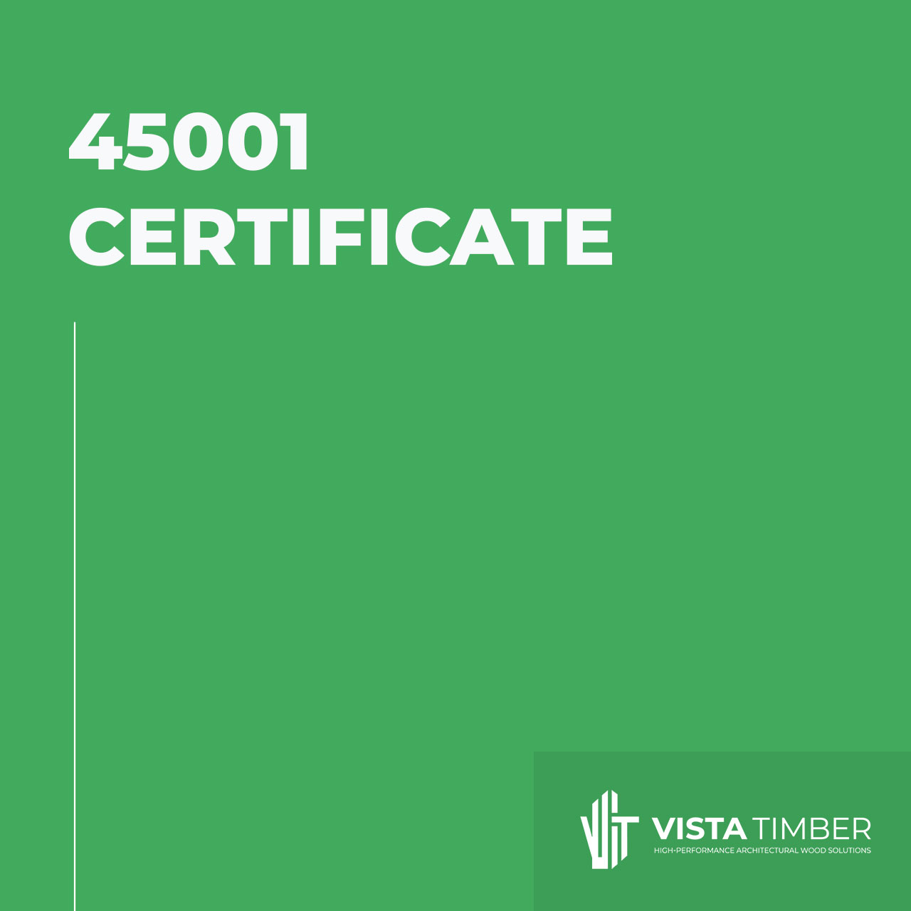 45001 certificate