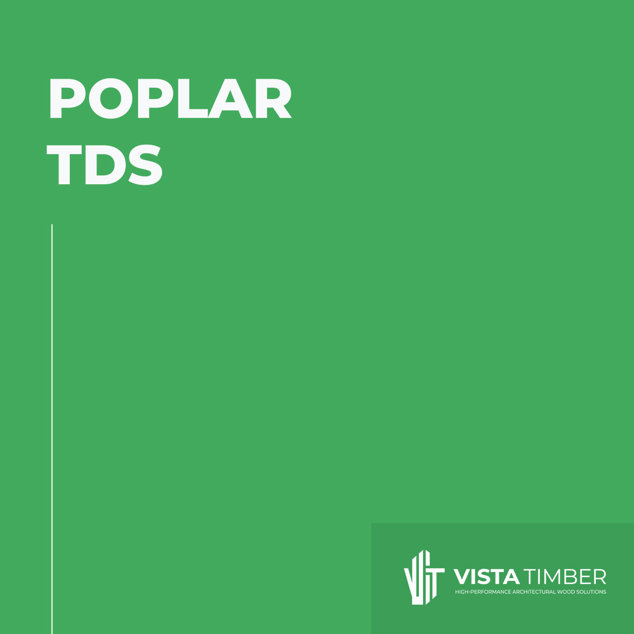 poplar tds
